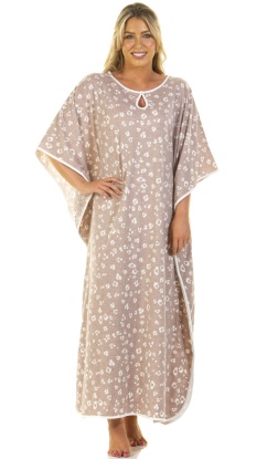 La Marquise Heather Leopard Print Kaftan